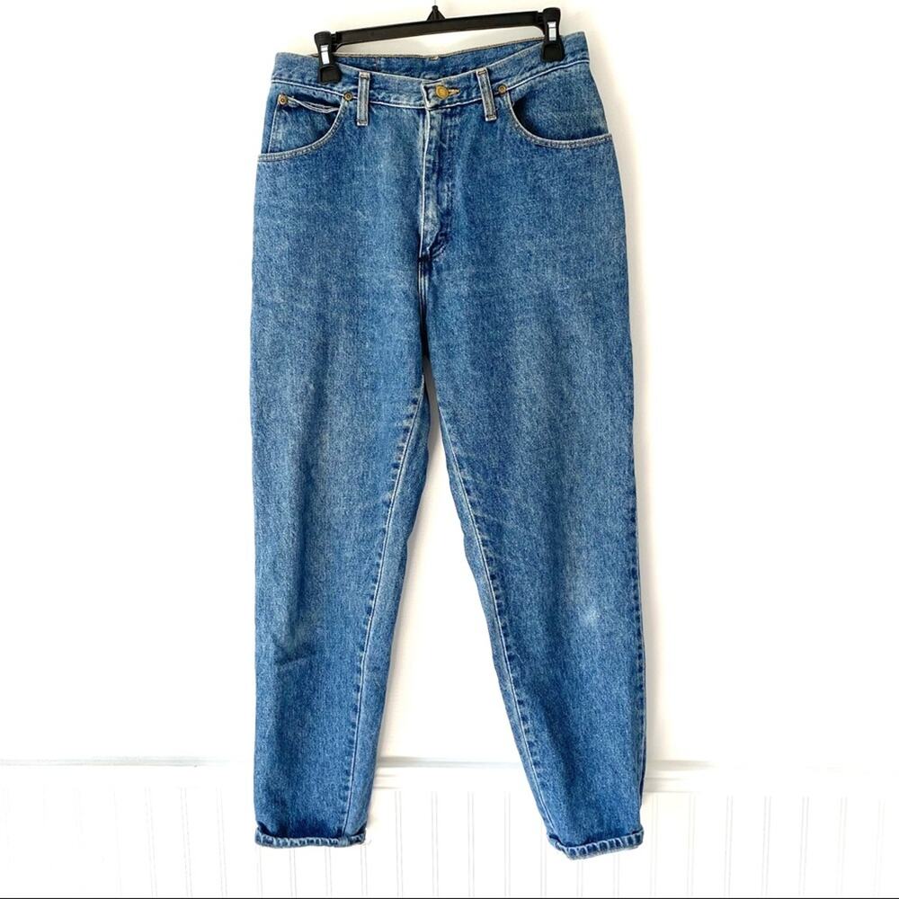 Vintage Wrangler Blues Mom High Waist 80s Jeans 30
